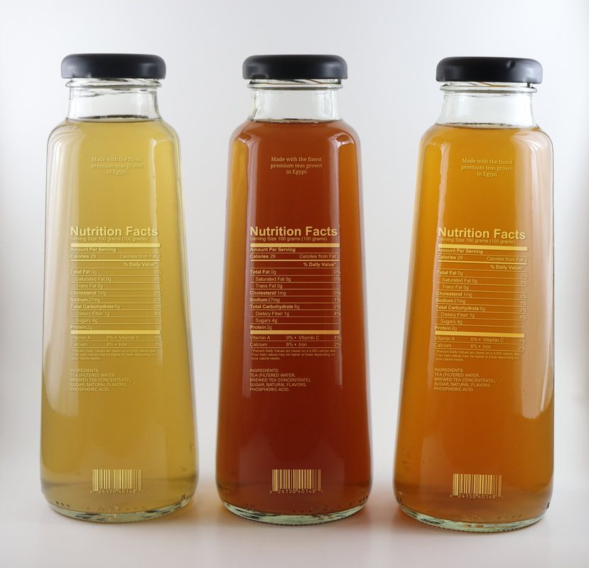 Haya bottles arranged to show flavor color coding across the range